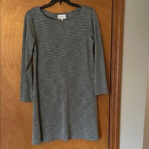 Gray Long Sleeve Dress